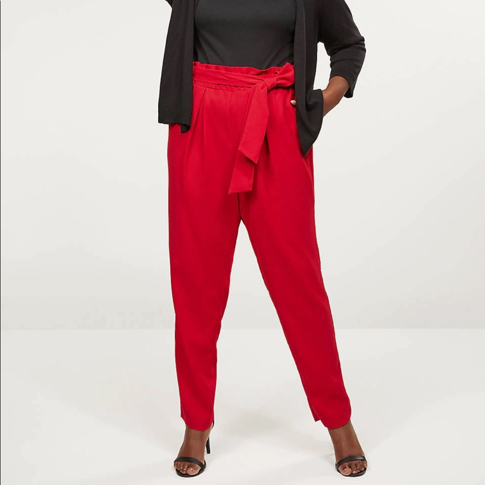 Lane Bryant Belted Ankle Pant